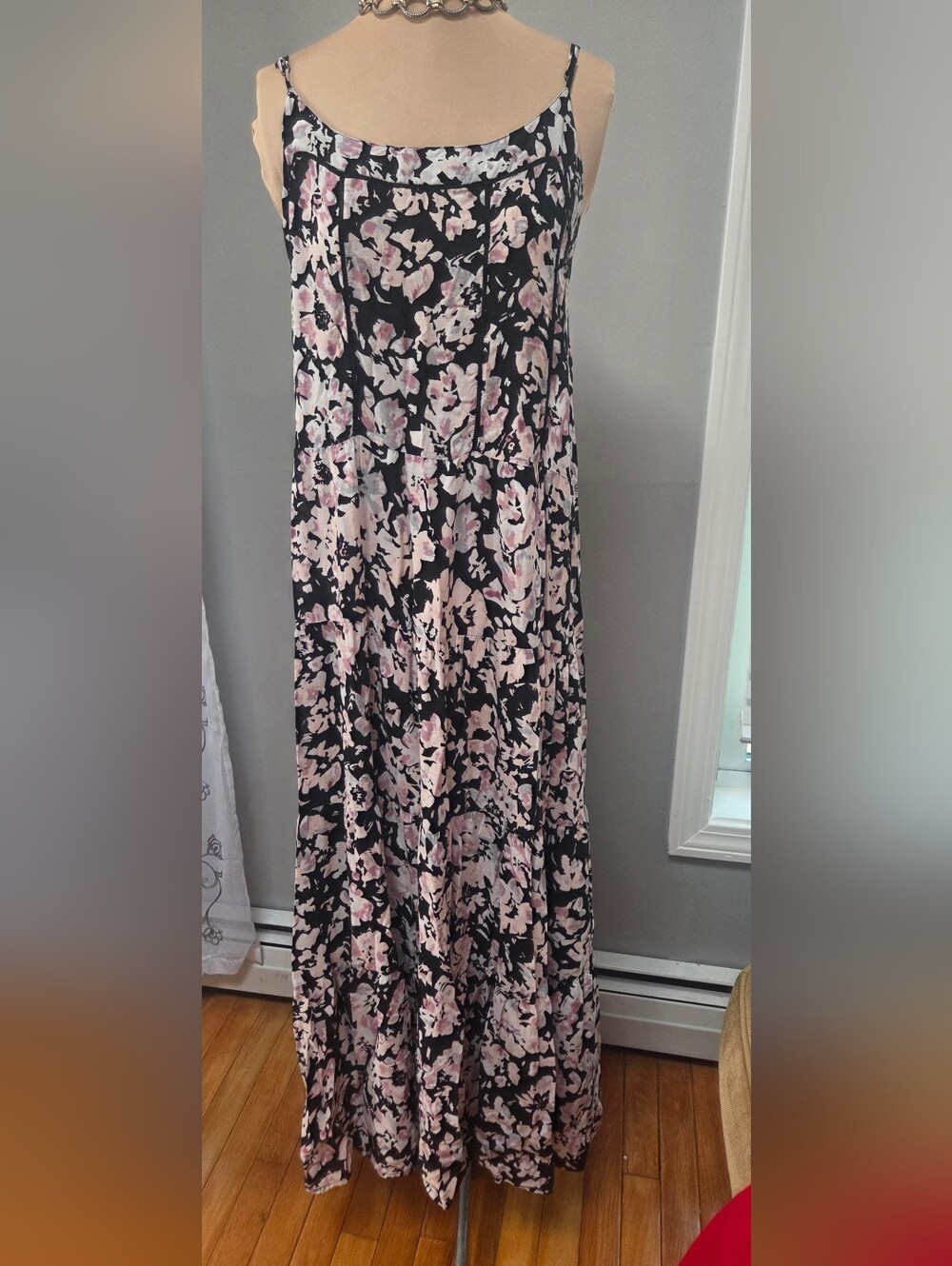 Tokyo Darling Black Pink Maxi sundress Dress XL